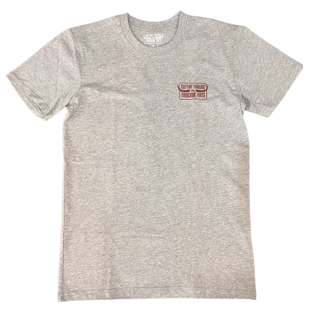 UNISEX DROUGHTBREAKER TEE: MID GREY MARLE