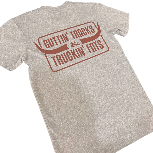 UNISEX DROUGHTBREAKER TEE: MID GREY MARLE